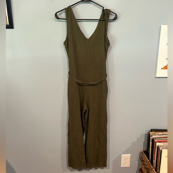 Monteau Dark Green Jumpsuit - Picture 2 of 4
